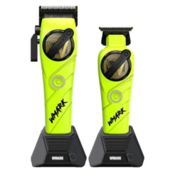 Kit Cortadora De Pelo + Trimmer Detailer Wmark NG-8613 Verde